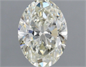 Natural Diamond 1.52 Carats, Oval with  Cut, K Color, SI1 Clarity and Certified by GIA