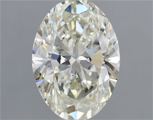 Picture of Natural Diamond 1.52 Carats, Oval with  Cut, K Color, SI1 Clarity and Certified by GIA