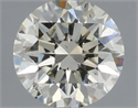 Diamante Natural 0.50 quilates, Redondo , Color K, claridad SI1 y certificado IGI