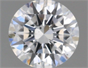 Diamante Natural 0.53 quilates, Redondo , Color E, claridad SI1 y certificado GIA