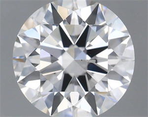 Foto Diamante Natural 0.60 quilates, Redondo , Color F, claridad SI1 y certificado IGI de