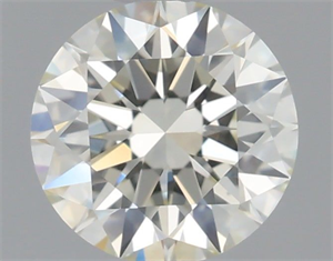 Picture of Natural Diamond 0.51 Carats, Round with Excellent Cut, K Color, VS1 Clarity and Certified by IGI