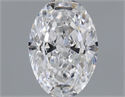 Diamante Natural 0.95 quilates, Ovalado , Color D, claridad VS1 y certificado GIA