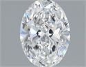 Natural Diamond 0.76 Carats, Oval with  Cut, E Color, VVS2 Clarity and Certified by GIA
