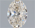 Natural Diamond 1.30 Carats, Oval with  Cut, I Color, VS1 Clarity and Certified by IGI