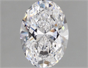 Natural Diamond 1.01 Carats, Oval with  Cut, D Color, VVS1 Clarity and Certified by GIA
