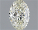 Natural Diamond 1.00 Carats, Oval with  Cut, I Color, VS2 Clarity and Certified by IGI