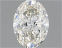 Natural Diamond 1.01 Carats, Oval with  Cut, I Color, VVS1 Clarity and Certified by IGI