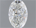 Natural Diamond 1.21 Carats, Oval with  Cut, G Color, SI2 Clarity and Certified by GIA