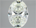 Natural Diamond 3.02 Carats, Oval with  Cut, H Color, SI1 Clarity and Certified by IGI