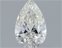 Natural Diamond 0.51 Carats, Pear with  Cut, I Color, VVS1 Clarity and Certified by GIA
