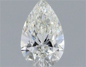 Picture of Natural Diamond 0.51 Carats, Pear with  Cut, I Color, VVS1 Clarity and Certified by GIA