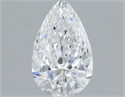 Natural Diamond 0.50 Carats, Pear with  Cut, E Color, I1 Clarity and Certified by GIA