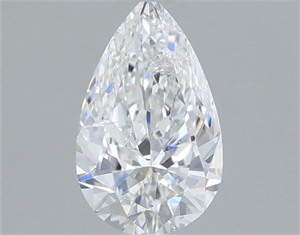 Picture of Natural Diamond 0.50 Carats, Pear with  Cut, E Color, I1 Clarity and Certified by GIA