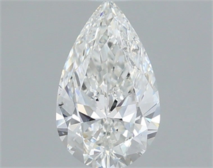 Foto Diamante Natural 0.50 quilates, De pera , Color G, claridad SI1 y certificado GIA de