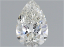 Natural Diamond 0.52 Carats, Pear with  Cut, I Color, SI1 Clarity and Certified by GIA