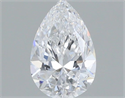 Natural Diamond 0.50 Carats, Pear with  Cut, D Color, VS1 Clarity and Certified by GIA