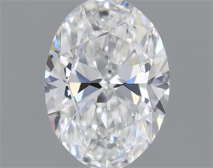 Foto Diamante Natural 0.55 quilates, Ovalado , Color E, claridad VVS1 y certificado GIA de