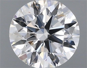 Picture of Natural Diamond 0.40 Carats, Round with Excellent Cut, J Color, VVS1 Clarity and Certified by GIA