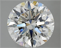 Diamante Natural 3.01 quilates, Redondo , Color J, claridad VS2 y certificado GIA