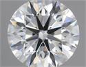 Diamante Natural 0.45 quilates, Redondo , Color H, claridad IF y certificado GIA