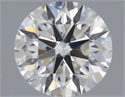 Diamante Natural 0.60 quilates, Redondo , Color J, claridad VVS2 y certificado GIA