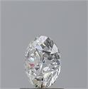 Natural Diamond 1.01 Carats, Round with Excellent Cut, H Color, I1 Clarity and Certified by GIA
