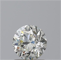 Natural Diamond 0.90 Carats, Round with Very Good Cut, K Color, SI2 Clarity and Certified by GIA