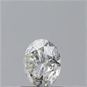 Natural Diamond 0.80 Carats, Round with Excellent Cut, K Color, SI2 Clarity and Certified by GIA