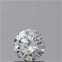 Natural Diamond 0.70 Carats, Round with Excellent Cut, F Color, SI2 Clarity and Certified by GIA