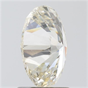 Natural Diamond 1.50 Carats, Oval with  Cut, L Color, SI1 Clarity and Certified by GIA