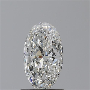 Foto Diamante Natural 1.00 quilates, Ovalado , Color F, claridad SI1 y certificado GIA de
