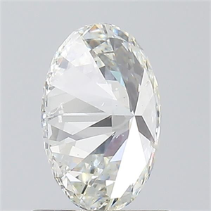 Picture of Natural Diamond 1.00 Carats, Oval with  Cut, I Color, SI2 Clarity and Certified by GIA