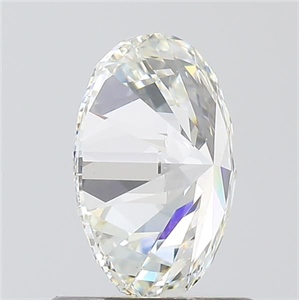 Picture of Natural Diamond 1.00 Carats, Oval with  Cut, I Color, SI1 Clarity and Certified by GIA