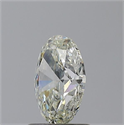 Diamante Natural 1.00 quilates, Ovalado , Color K, claridad SI1 y certificado GIA