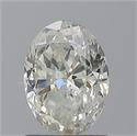 Diamante Natural 1.00 quilates, Ovalado , Color K, claridad SI2 y certificado GIA