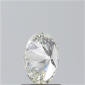 Diamante Natural 0.90 quilates, Ovalado , Color K, claridad SI1 y certificado GIA