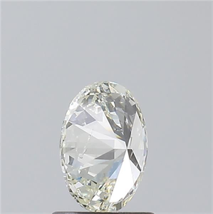 Foto Diamante Natural 0.90 quilates, Ovalado , Color K, claridad SI1 y certificado GIA de
