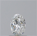 Natural Diamond 0.72 Carats, Oval with  Cut, E Color, SI1 Clarity and Certified by GIA