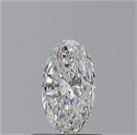 Natural Diamond 0.70 Carats, Oval with  Cut, F Color, VS1 Clarity and Certified by GIA