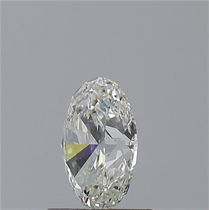 Foto Diamante Natural 0.71 quilates, Ovalado , Color I, claridad VVS1 y certificado GIA de