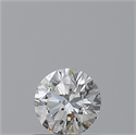 Natural Diamond 0.51 Carats, Round with Excellent Cut, H Color, SI2 Clarity and Certified by GIA