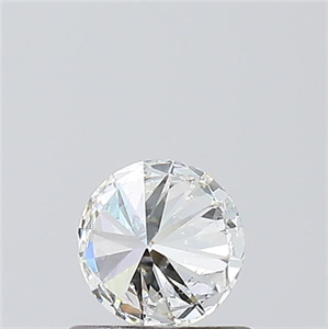Foto Diamante Natural 0.52 quilates, Redondo , Color H, claridad SI2 y certificado GIA de