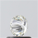 Diamante Natural 0.51 quilates, Redondo , Color J, claridad VS2 y certificado GIA