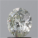 Natural Diamond 1.11 Carats, Round with Excellent Cut, K Color, I1 Clarity and Certified by IGI