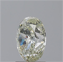 Natural Diamond 1.50 Carats, Oval with  Cut, K Color, SI2 Clarity and Certified by GIA