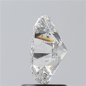 Picture of Natural Diamond 1.50 Carats, Oval with  Cut, F Color, I1 Clarity and Certified by GIA