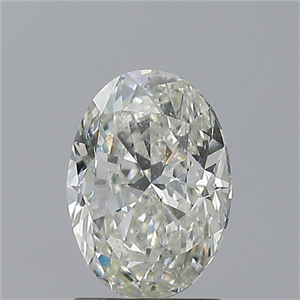 Picture of Natural Diamond 1.50 Carats, Oval with  Cut, J Color, SI2 Clarity and Certified by GIA