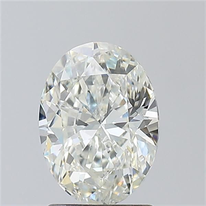 Picture of Natural Diamond 1.50 Carats, Oval with  Cut, J Color, SI2 Clarity and Certified by GIA