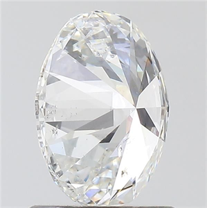 Picture of Natural Diamond 1.00 Carats, Oval with  Cut, G Color, SI2 Clarity and Certified by GIA